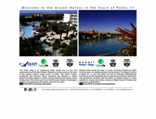 avantihotel.com screenshot
