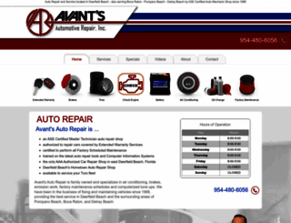 avantsautomotive.com screenshot