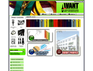 avantzipper.com screenshot