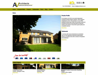 avarchitects.co.uk screenshot