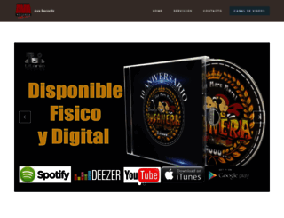 avarecords.com.mx screenshot