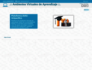 avas.unipacifico.edu.co screenshot