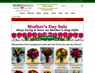 avasflowers.net screenshot