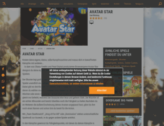 avatar-star.browsergames.de screenshot