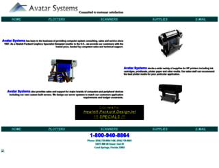 avatarsystems.com screenshot