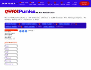 avaxpunks.com screenshot