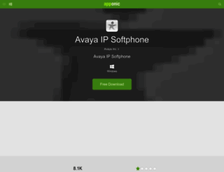 avaya-ip-softphone.apponic.com screenshot