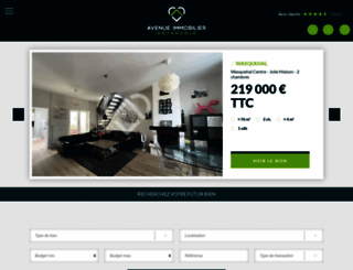 avenue-immobilier-metropole.fr screenshot