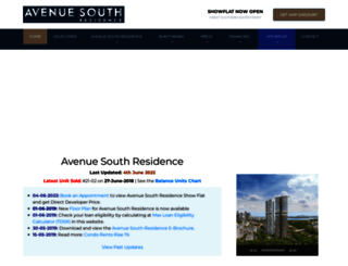avenue-souths-residence.com screenshot