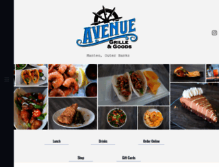 avenuegrilleobx.com screenshot