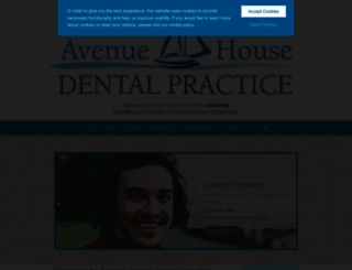 avenuehousedentalpractice.co.uk screenshot