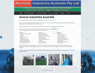 avenueindustriesaustralia.com.au screenshot