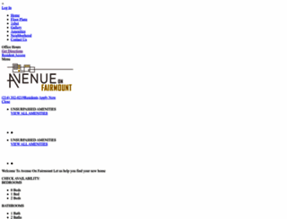 avenueonfairmount.com screenshot