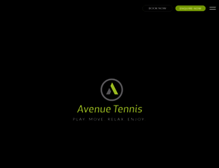 avenuetennis.co.uk screenshot