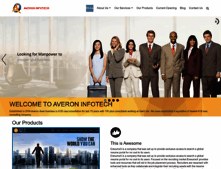 averoninfotech.com screenshot