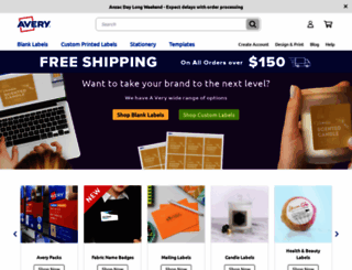 averyproducts.com.au screenshot