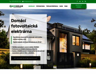 avesolar.cz screenshot