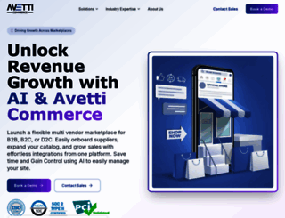 avetticommerce.com screenshot