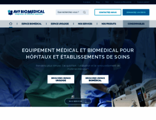 avf-biomedical.com screenshot