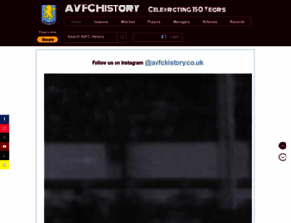 avfchistory.co.uk screenshot