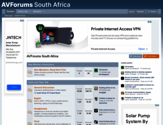 avforums.co.za screenshot