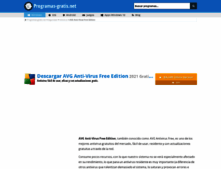 avg-anti-virus-free-edition.programas-gratis.net screenshot