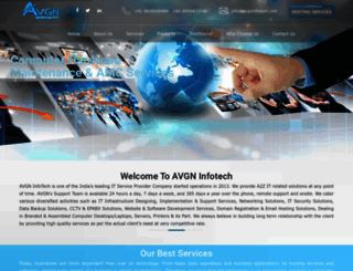 avgninfotech.com screenshot