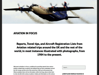 aviation-in-focus.com screenshot