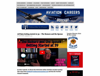 aviationcareerspodcast.com screenshot