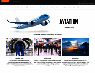 aviationjobsguide.com screenshot