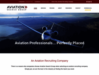 aviationsearchgroup.com screenshot