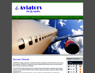 aviators.co.in screenshot