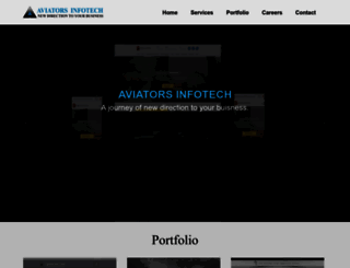 aviatorsinfotech.in screenshot