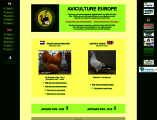 aviculture-europe.nl screenshot
