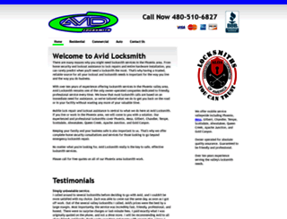 avidlocksmith.com screenshot