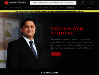 avinashchandra.com screenshot