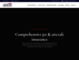 avioninsurance.com screenshot