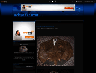 avirex-for-ever.over-blog.com screenshot