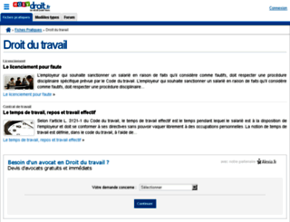 avis-droit-social.net screenshot