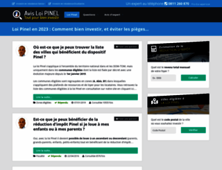 avis-loi-pinel.org screenshot