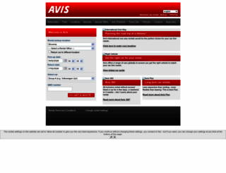 avis.si screenshot