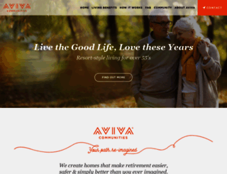 avivacommunities.com.au screenshot
