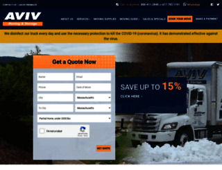 avivmovers.com screenshot