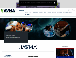 avmajournals.avma.org screenshot
