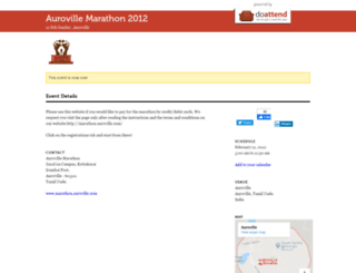 avmarathon2012.doattend.com screenshot
