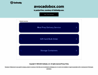 avocadobox.cratejoy.com screenshot