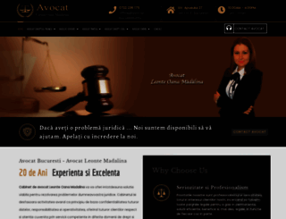 avocat-bucuresti.info screenshot