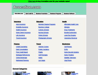 avocation.com screenshot