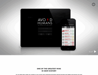 avoidhumans.com screenshot