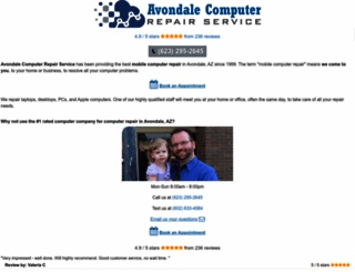avondalecomputerrepairservice.com screenshot